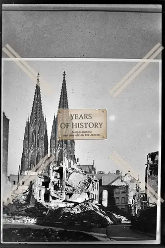 Foto Köln 1944-46 zerstört Dom Gebäude