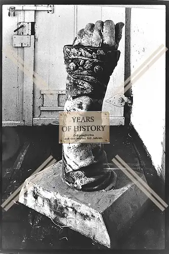 Foto Köln 1944-46 Denkmal Hand Arm 