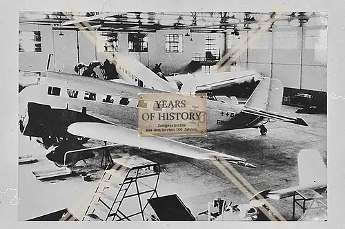 Foto Flugzeug Aircraft Ju 52 3m Postflugzeug in China Junkers