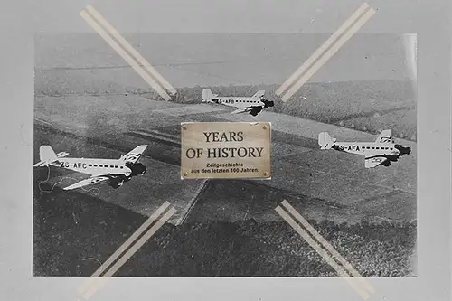 Foto Flugzeug Aircraft Ju 52 ZS-AFC u.A u.B Junkers 