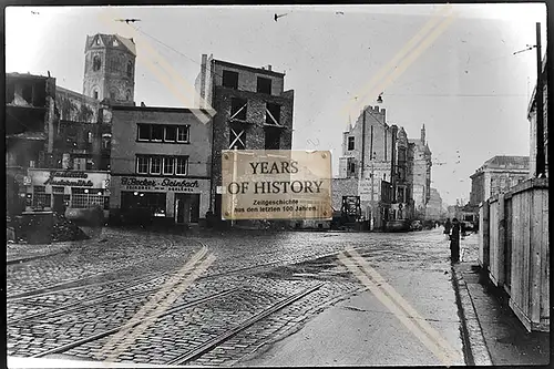 Foto Köln 1944-46 zerstört Becker Steinbach Feinkost Geflügel Gaststätte Au