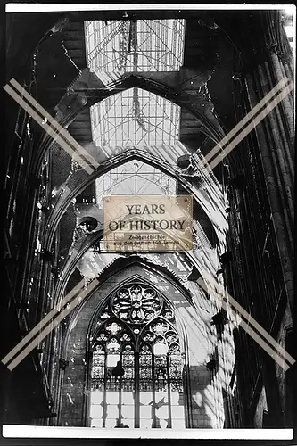 Foto Köln 1944-46 Innenansicht Kirche Dom