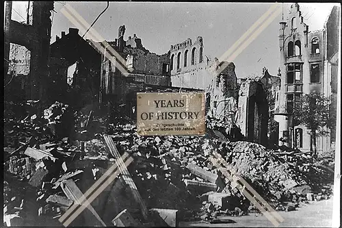 Foto Köln 1944-46 zerstört Trümmer Häuser Gebäude