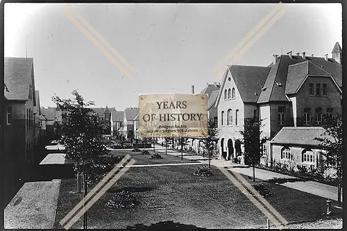 Foto Köln 1944-46 Häuser Parkanlage Weg