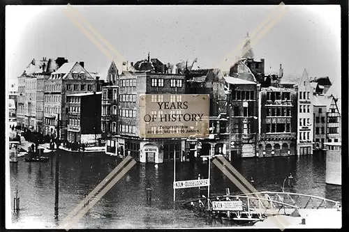 Foto Köln 1944-46 zerstört Brücke Geschäfte Hochwasser