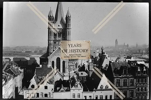 Foto Köln 1944-46 Luftbild Kirche