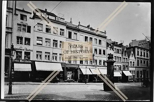 Foto Köln 1944-46 Colonial Warenhandlung Fritz Harzheim Coiffeur Rudolf Opperm