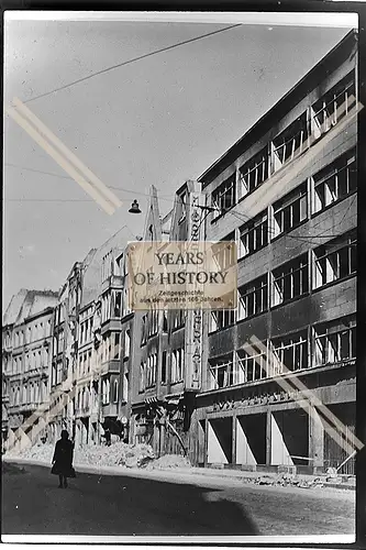 Foto Köln 1944-46 zerstört Geschäft Möbel Affrath