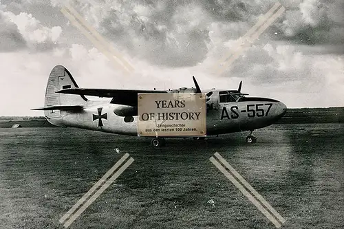 Foto Flugzeug Aircraft Bundeswehr 1960-70er Jahre