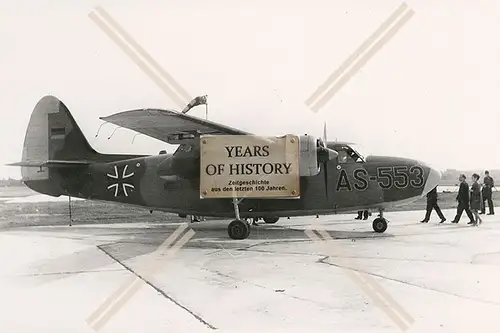 Foto Flugzeug Aircraft Bundeswehr 1960-70er Jahre