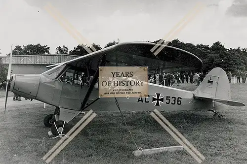 Foto Flugzeug Aircraft Fieseler Storch Bundeswehr 1960-70er Jahre