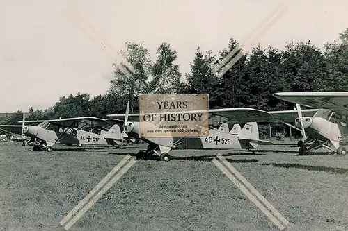 Foto Flugzeug Aircraft Fieseler Storch Bundeswehr 1960-70er Jahre