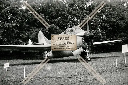 Foto Flugzeug Aircraft Düsenjäger Bundeswehr 1960-70er Jahre