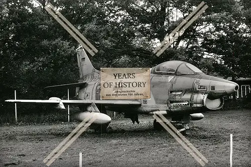 Foto Flugzeug Aircraft Düsenjäger Bundeswehr 1960-70er Jahre