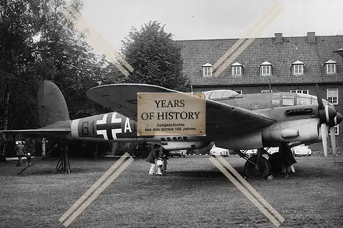 Foto Flugzeug Aircraft Bundeswehr 1960-70er Jahre