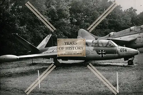 Foto Flugzeug Aircraft Düsenjäger Bundeswehr 1960-70er Jahre