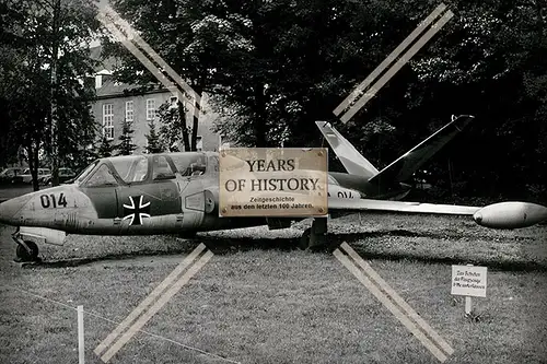 Foto Flugzeug Aircraft Düsenjäger Bundeswehr 1960-70er Jahre