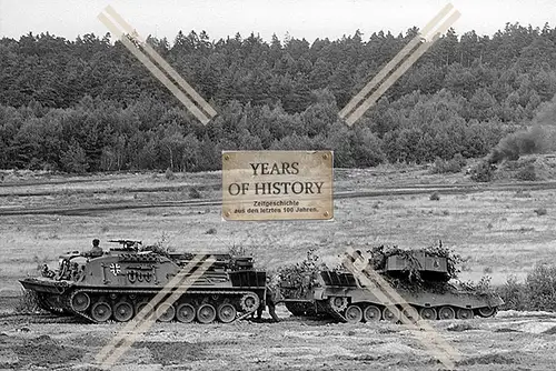 Foto Panzer Tank Bundeswehr 1960-70er Jahre
