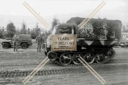 Foto Sdkfz Kette Fahrzeug Panzer Bundeswehr 1960-70er Jahre