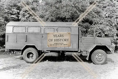 Foto Jeep Fahrzeug LKW Bundeswehr 1960-70er Jahre