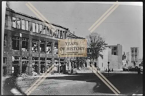 Foto Köln 1944-46 Haus Gebäude zerstört Straße