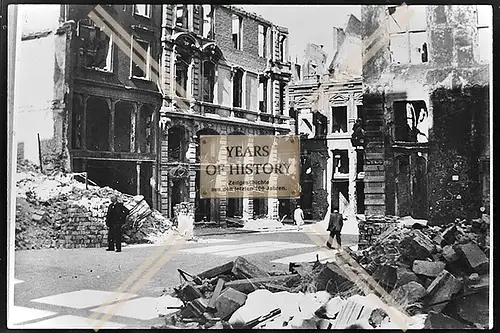 Foto Köln 1944-46 zerstört Haus Gebäude Geschäft geräumte Straße