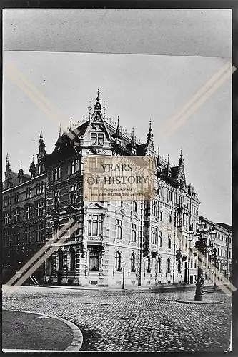 Foto Köln 1944-46 Haus Gebäude schöne Fassade Pflasterstraße