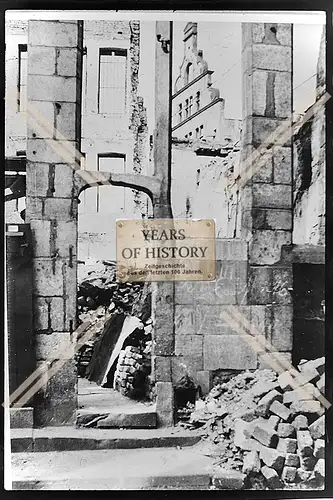 Foto Köln 1944-46 zerstört Fassade Haus Gebäude Trümmer