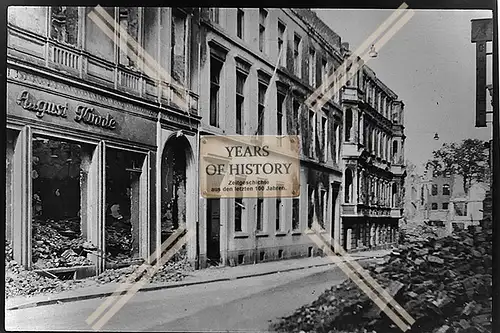 Foto Köln 1944-46 August Kinnle Geschäft zerstört
