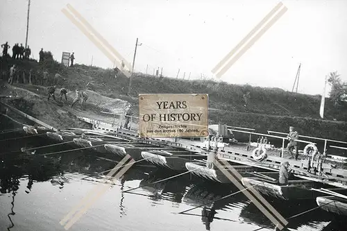 Foto Pontonbrücke Frankreich Soldaten Luftwaffe