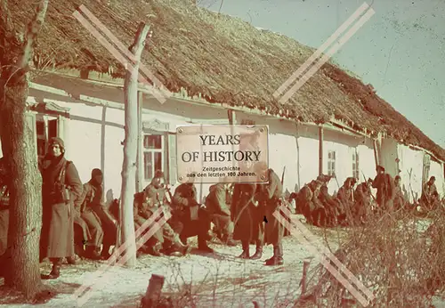 Foto Farbdia Soldaten in Russland Ostfront und vieles mehr