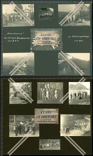 Orig. Foto 12x Studenten Studentika Köln 1930-33 Spaß mit Mädchen Ausflüge 