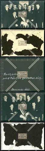 Orig. Foto 2x Studenten Studentika Fuchsmajor und Füchse Köln 1933