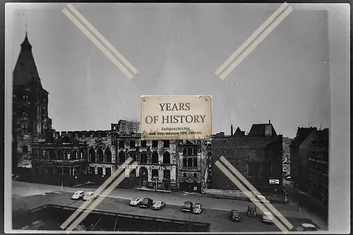 Foto Köln 1944-46 zerstört Weinhaus Brungs Haus Gebäude Teile stehen noch Fa