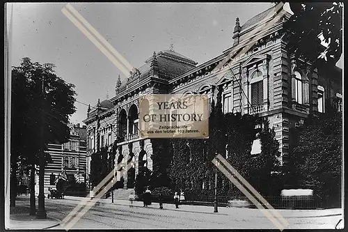 Foto Köln 1944-46 Haus schönes Gebäude Straße Schienen