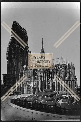 Foto Köln 1944-46 Dom mit Vorplatz