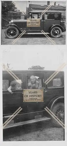 Foto 2x Boizenburg Elbe 1939 PKW Fahrzeug Oldtimer Ludwigslust-Parchim Mecklenb