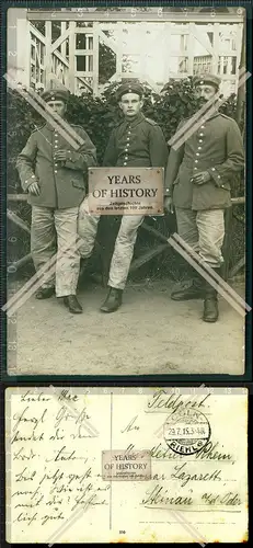 Orig. Foto AK 1.WK Weltkrieg Feldpost 1914-18 Soldaten Einsatz Portrait uvm.