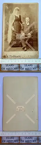 Foto Carte-de-Visite CdV cabinet Cab Portrait Kinder Damen Herren uvm. ab 1870