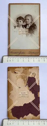 Foto Carte-de-Visite CdV cabinet Cab Portrait Kinder Damen Herren uvm. ab 1870