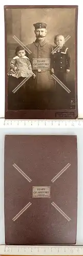 CDV CAB Foto Portrait Soldat Wesel Sonntag vormals Meyer