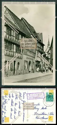 Orig. Foto AK Sangerhausen Landpoststempel Einzingen über Sangerhausen