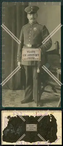 Orig. Foto 1.Weltkrieg Soldat mit Orden und Säbel Portepee