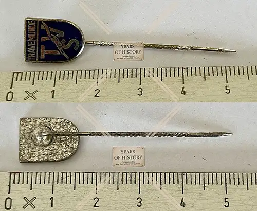 Alter Pin Anstecknadel TSV 1860 e. V. Travemünde Sportverein Lübeck 