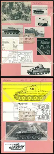 Wehrmacht  Panzer Tank Panther 2. Weltkrieg WK