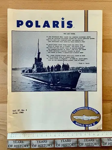 Polaris Magazin Heft USA U.S. Submarine Veterans of World War II Juni 1983