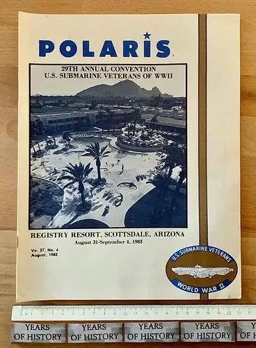 Polaris Magazin Heft USA U.S. Submarine Veterans of World War II August 1983