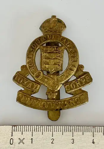 Royal Army Ordnance Corps Messing Kings Crown Cap Badge Großbritannien England