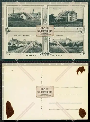 Orig. AK 1916 Dernbach Wirges Westerwald Waisenhaus Mutterhaus Josefshaus Jesuh