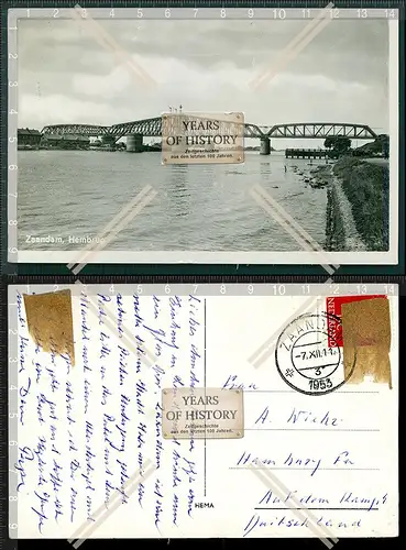 Foto AK Zaandam Hembrug Niederlande Brücke